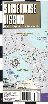 Streetwise Lisbon Map - Laminated City Center Street Map of Lisbon, Portugal