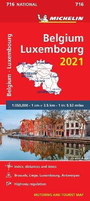 Belgium & Luxembourg 2021 - Michelin National Map 716 -  Michelin