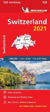 Switzerland 2021 - Michelin National Map 729 - Michelin