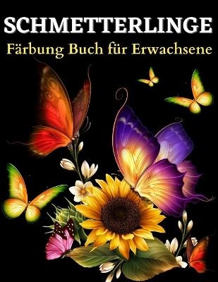 Schmetterling Färbung Buch für Erwachsene - Happy Books For All