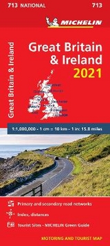 Great Britain & Ireland 2021 - Michelin National Map 713 - Michelin