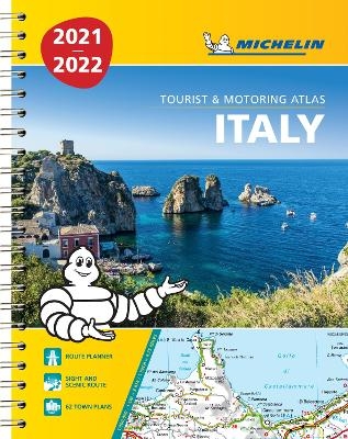 Italy 2021 / 2022 - Tourist and Motoring Atlas (A4-Spiral) -  Michelin