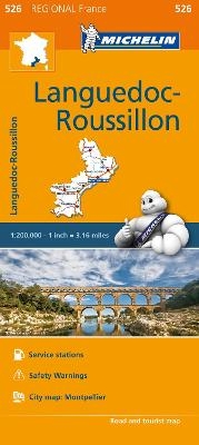 Languedoc-Roussillon - Michelin Regional Map 526