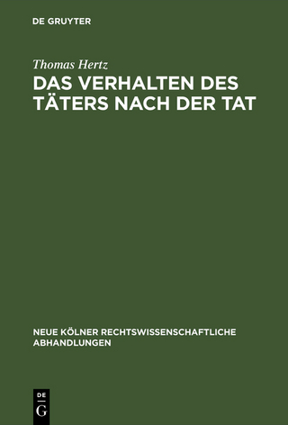 Das Verhalten des Täters nach der Tat