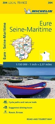 Eure, Seine-Maritime - Michelin Local Map 304 -  Michelin