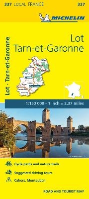 Lot, Tarn-et-Garonne - Michelin Local Map 337