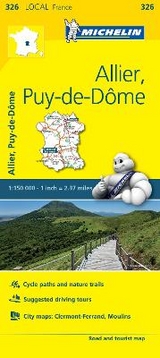 Allier, Puy-de-De - Michelin Local Map 326 - Michelin