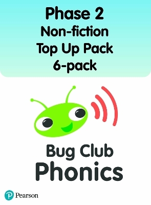 Bug Club Phonics Phase 2 Non-fiction Top Up Pack 6-pack (96 books) - Sarah Loader, Kathryn Stewart, Fiona Kent, Emily Hibbs, Carolyn Parry
