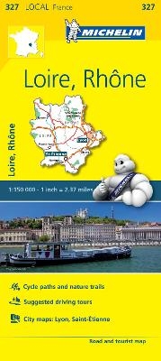 Loire, Rhone - Michelin Local Map 327