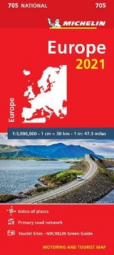 Europe 2021 - Michelin National Map 705 - Michelin