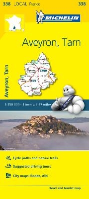 Aveyron, Tarn - Michelin Local Map 338 -  Michelin