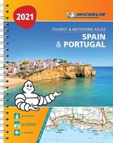 Spain & Portugal 2021 - Tourist and Motoring Atlas (A4-Spiral) - Michelin