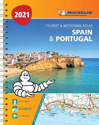 Spain & Portugal 2021 - Tourist and Motoring Atlas (A4-Spiral) -  Michelin
