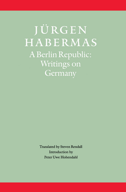 A Berlin Republic - J&uuml;rgen Habermas