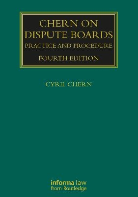 Chern on Dispute Boards