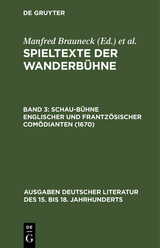 Schau-B&uuml;hne englischer und frantz&ouml;sischer Com&ouml;dianten (1670) - 