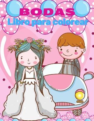 Libro para colorear de bodas para niños