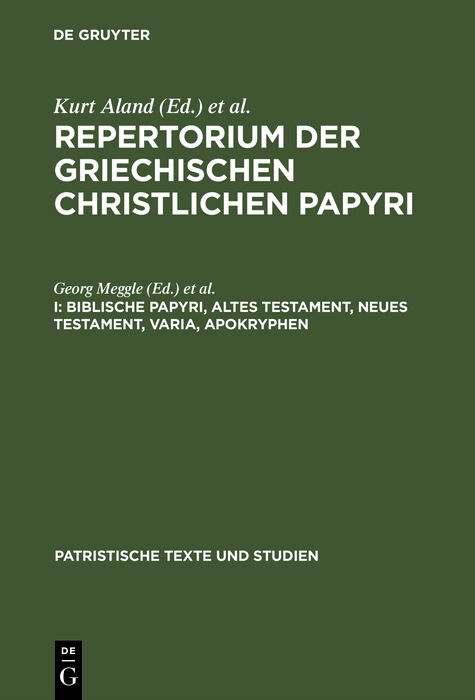 Biblische Papyri, Altes Testament, Neues Testament, Varia, Apokryphen - 