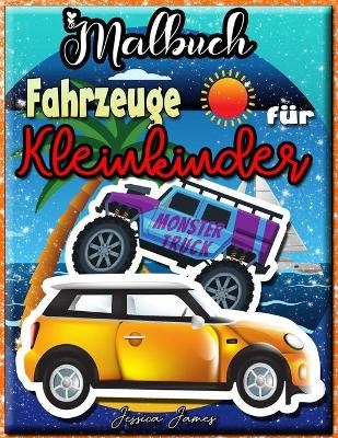 Fahrzeuge Malbuch für Kleinkinder