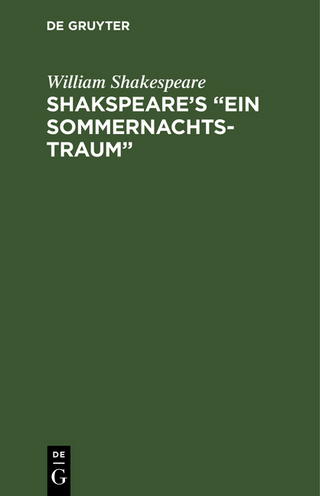 Shakspeare’s “Ein Sommernachtstraum”