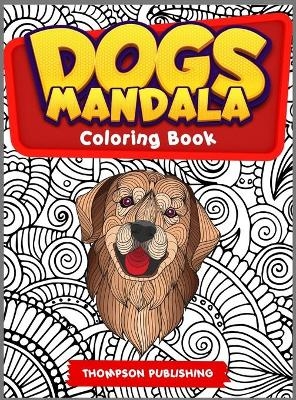 Dogs mandala coloring book