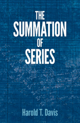 The Summation of Series - Harold T. Davis