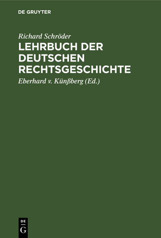 Lehrbuch der deutschen Rechtsgeschichte