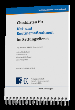 Checklisten für Not- und Routinemaßnahmen im Rettungsdienst