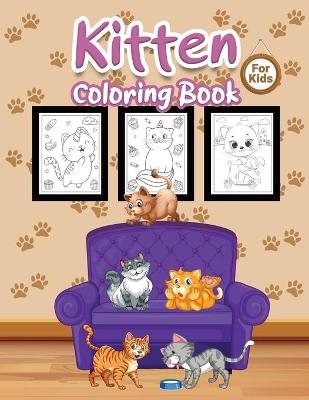 Kitten Coloring Book for Kids -  BMiller