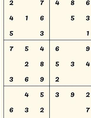 Denkspiel - Sudoku -  Master Puzzle