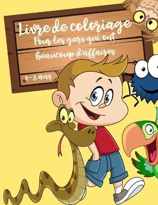 Grand livre de coloriage pour les enfants de 4 &agrave; 8 ans - Happy Coloring