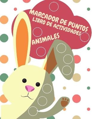 Libro de actividades de marcadores de puntos Animales