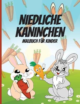 Niedliche Kaninchen Malbuch f&uuml;r Kinder - Abby Burke