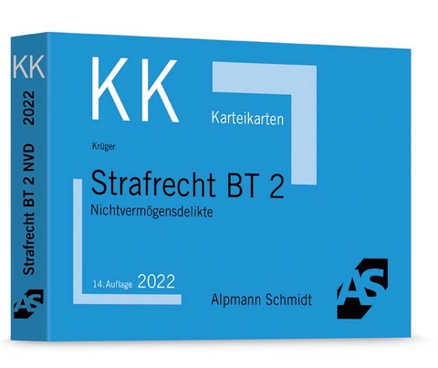 Karteikarten Strafrecht BT 2 - Rolf Kr&uuml;ger