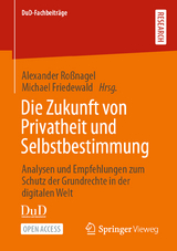 Die Zukunft von Privatheit und Selbstbestimmung - 
