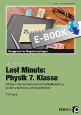 Last Minute: Physik 7. Klasse - Carolin Schmidt, Hardy Seifert