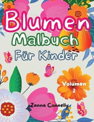 Blumen Malbuch für Kinder