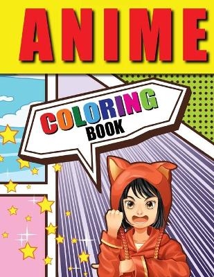 Manga Coloring Book for Teens