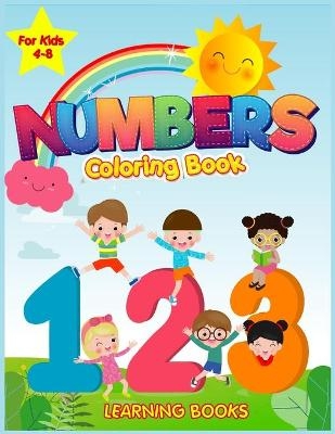 Numbers Coloring book for kids 3-6