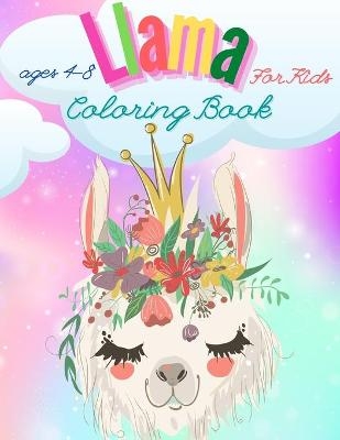 Llama Coloring Book For Kids - Happy Coloring