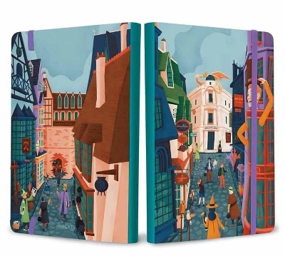Harry Potter: Exploring Diagon Alley Softcover Notebook -  Insight Editions