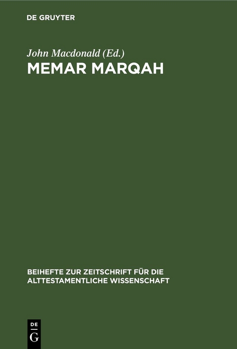 Memar Marqah - 