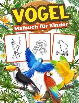 Vögel-Malbuch für Kinder