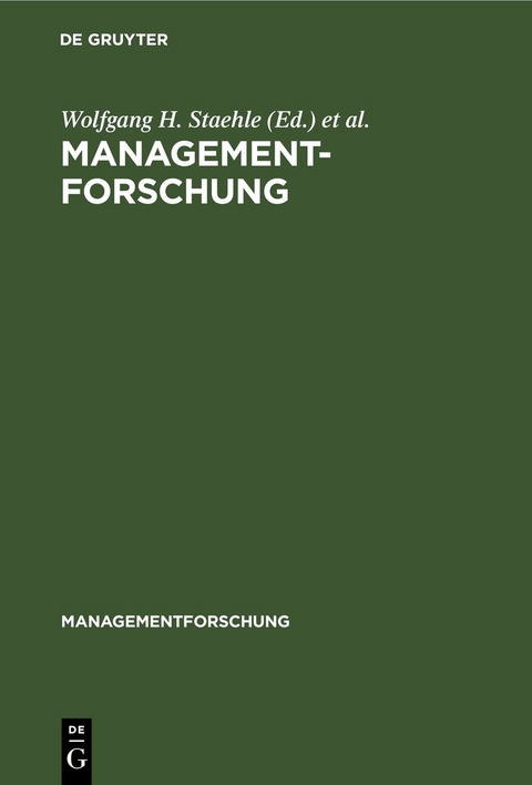 Managementforschung - 