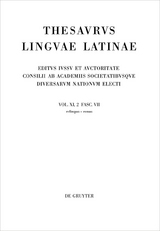 Thesaurus linguae Latinae. . / relinquo &ndash; renuo - 