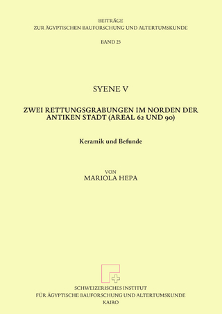 Syene V. Zwei Rettungsgrabungen im Norden der Antiken Stadt (Areal 62 und 90).