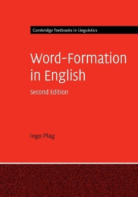 Word-Formation in English - Ingo Plag