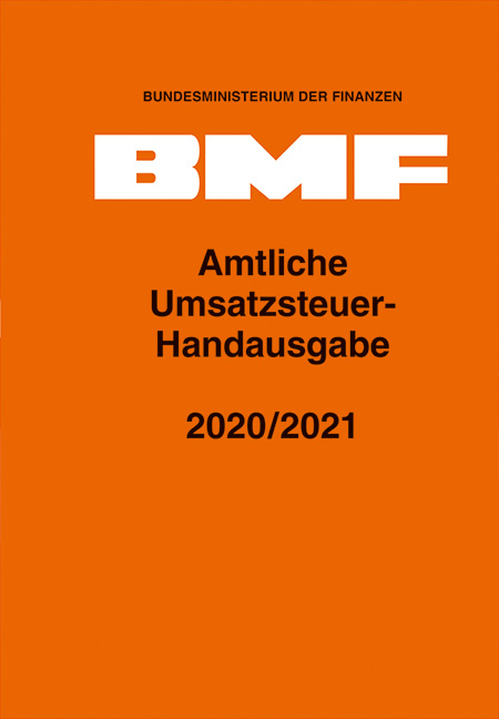 Amtliche Umsatzsteuer-Handausgabe 2020/2021