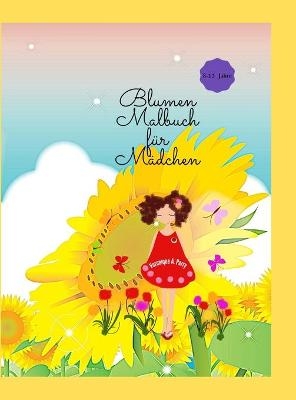 Blumen Malbuch für Mädchen