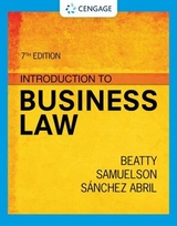 Introduction to Business Law - Beatty, Jeffrey; Samuelson, Susan; Abril, Patricia